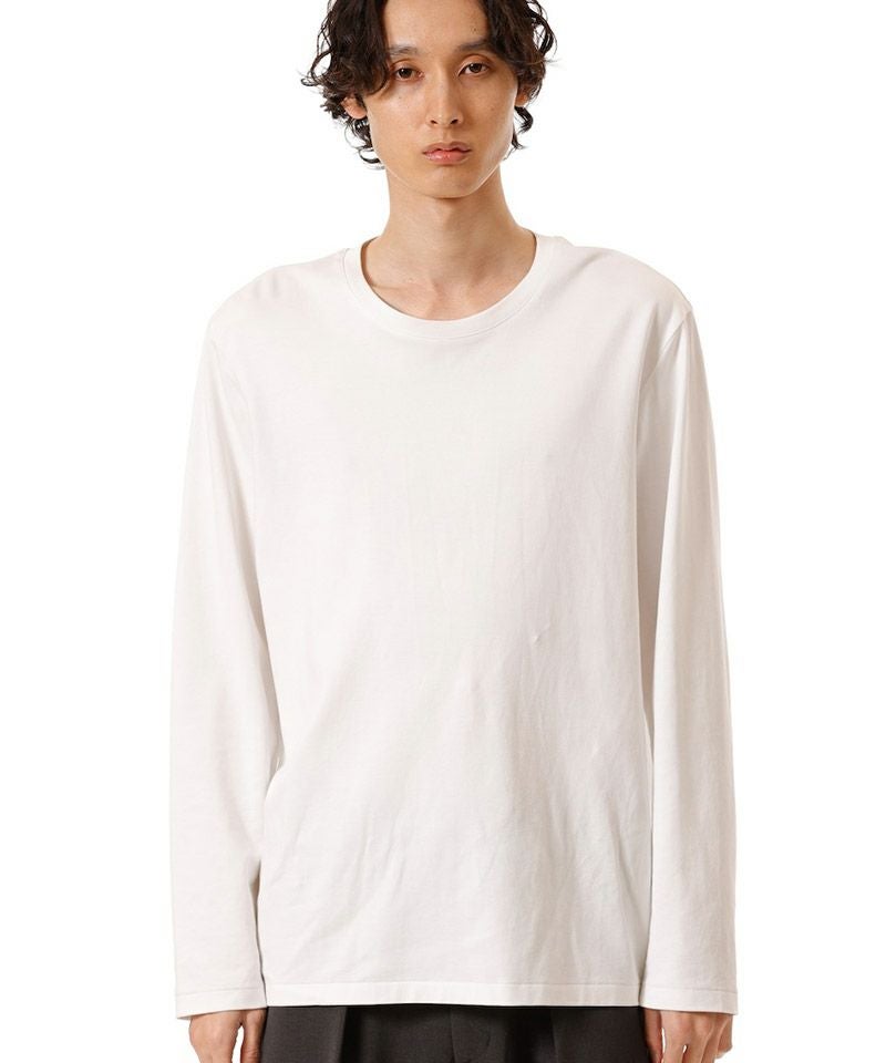 ATTACHMENT(アタッチメント)】COTTON DOUBLE FACESLIM FIT L-S TEE