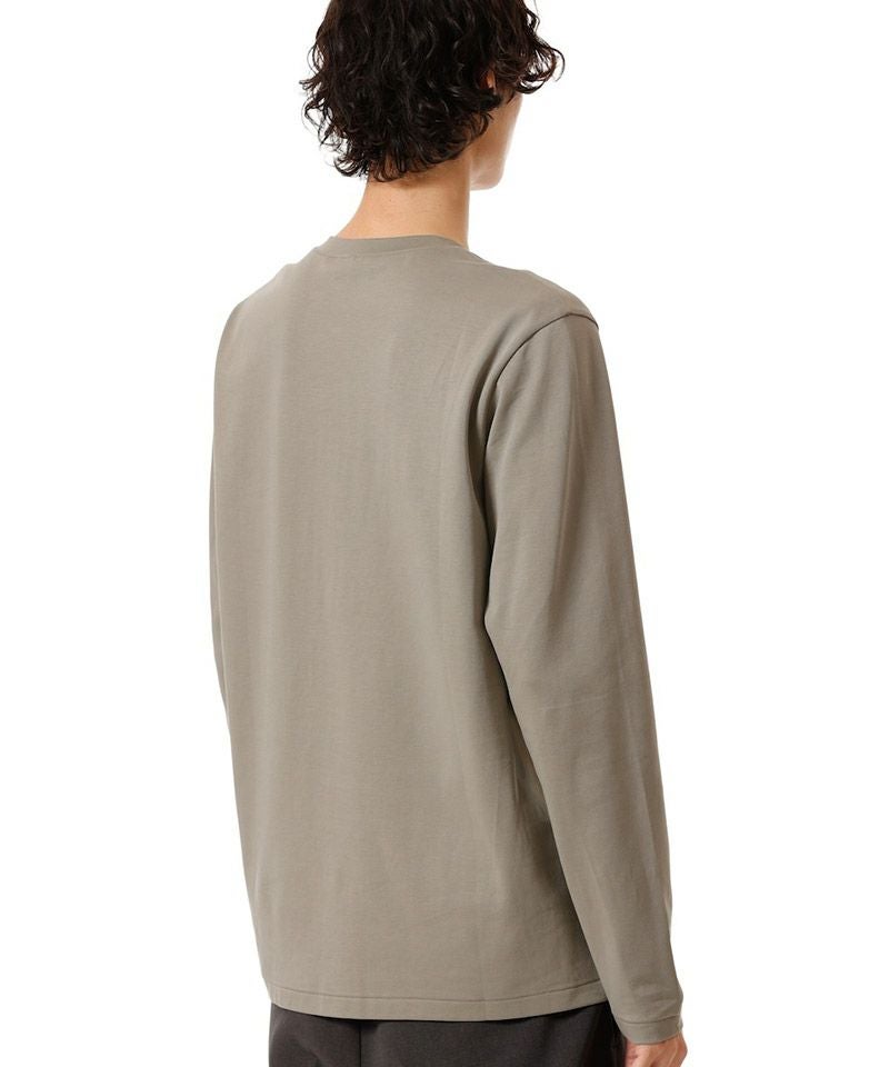 ATTACHMENT(アタッチメント)】COTTON DOUBLE FACESLIM FIT L-S TEE
