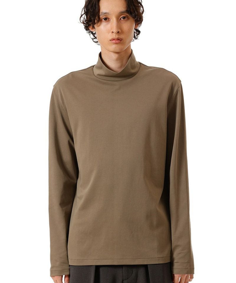 ATTACHMENT(アタッチメント)】COTTON DOUBLE FACESLIM FIT HIGHNECK