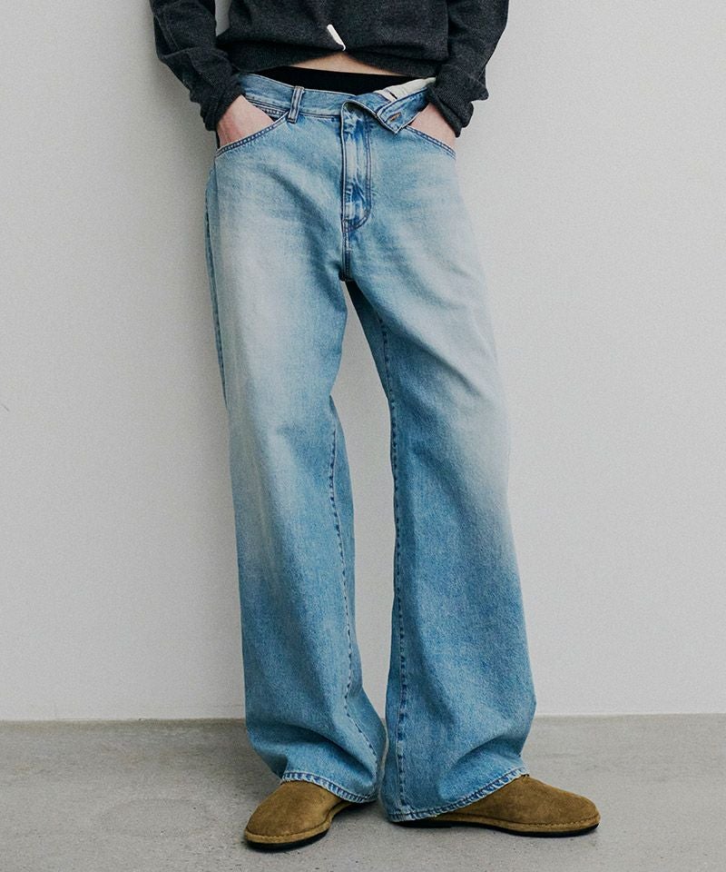 アタッチメント 22SS ワイドデニム パンツ ATTACHMENT（アタッチメント） ジーンズ メンズ : ZOZOTOWN Yahoo!店