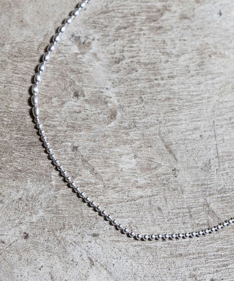 Magine(マージン)】SILVER 925 BALL CHAIN MIX NECKLACE (S