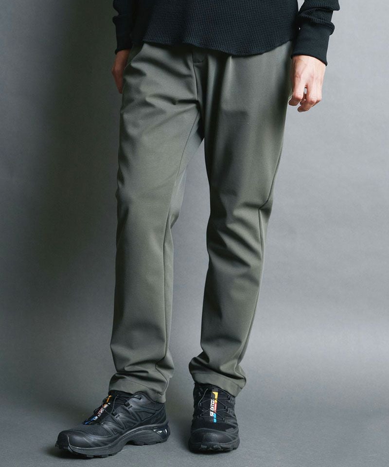 50%OFF【Magine(マージン)】STRETCH JERSEY 1TUCK SHIRRING TROUSERS