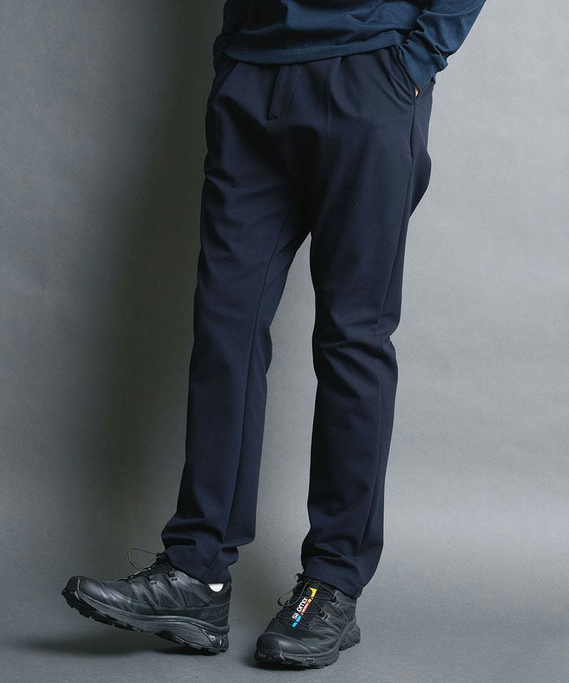 50%OFF【Magine(マージン)】STRETCH JERSEY 1TUCK SHIRRING TROUSERS