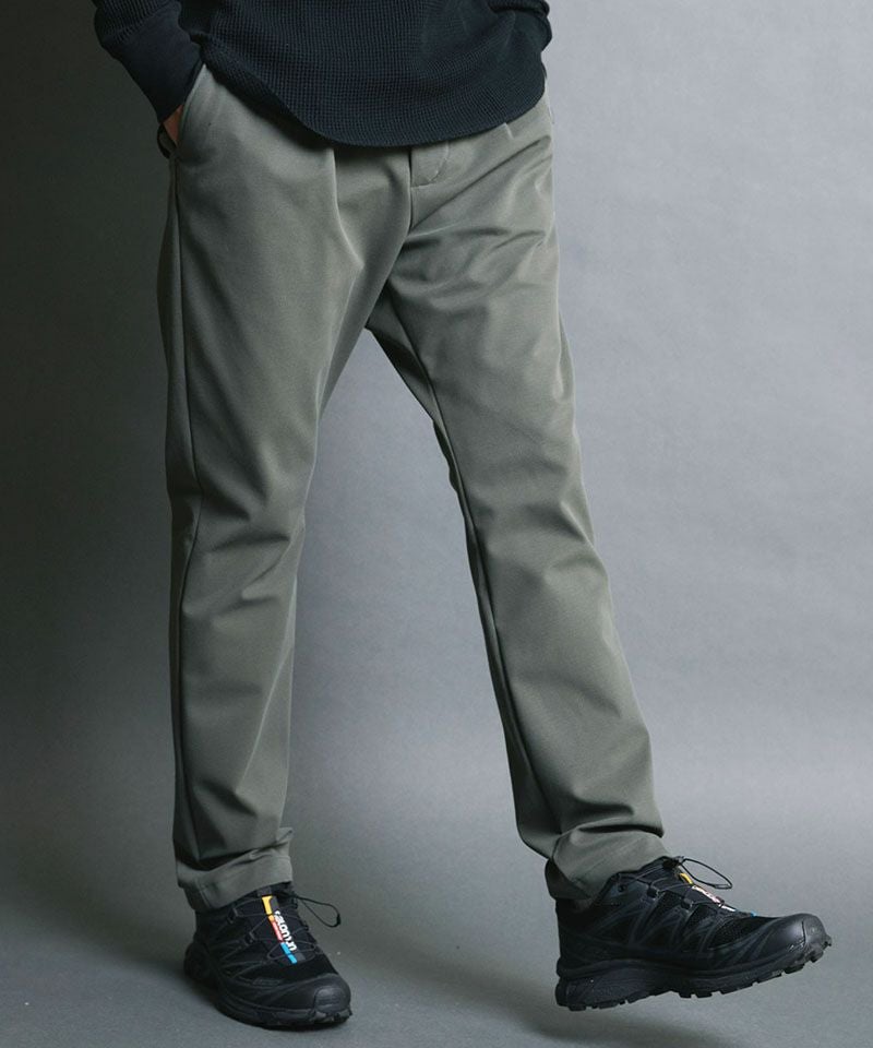 50%OFF【Magine(マージン)】STRETCH JERSEY 1TUCK SHIRRING TROUSERS