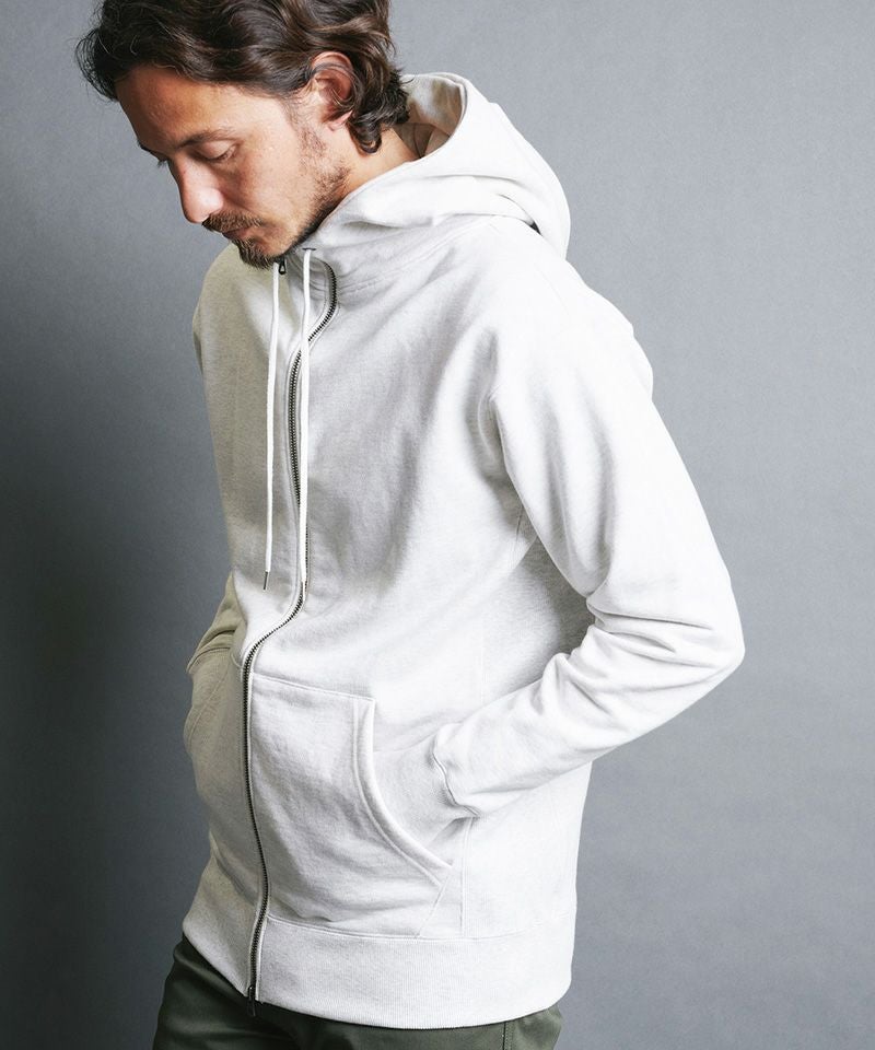 定価3.1万 新品 TANGERINE スウェット パーカー M ホワイト AVIREX｜《DAILY/デイリー》ZIP UP SWEAT PARKA / ジップアップ