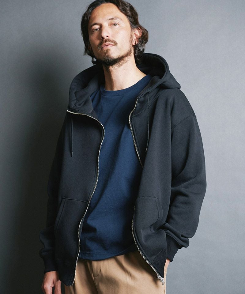 30%OFF【Magine(マージン)】T-C BACK BRUSHED SWEAT STAND-N ZIP PARKA