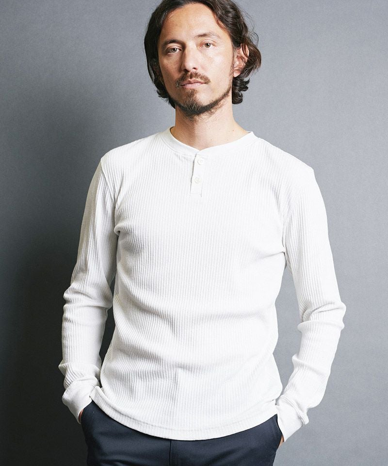30%OFF【Magine(マージン)】CTN VINTAGE RIB HENLY-N L-S ヘンリー