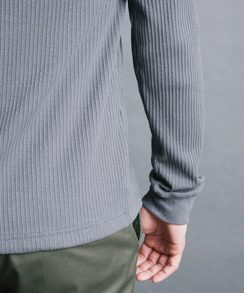 30%OFF【Magine(マージン)】CTN VINTAGE RIB HENLY-N L-S ヘンリー
