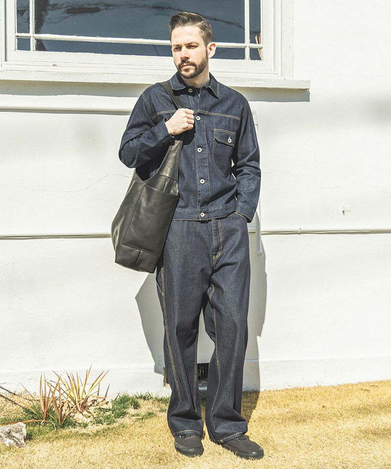 MR.OLIVE E.O.I】IMPERMA-LEATHER -ONE SHOULDER BAG ワンショルダー
