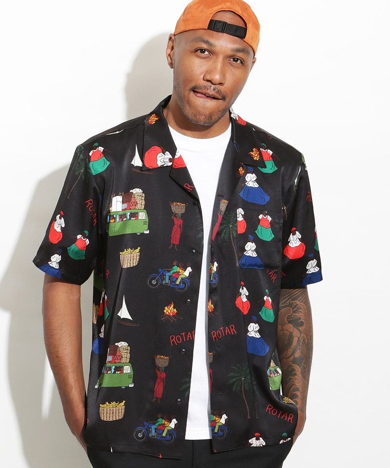 50%OFF【ROTAR(ローター)】Latin America Textile Aloha Shirt アロハ