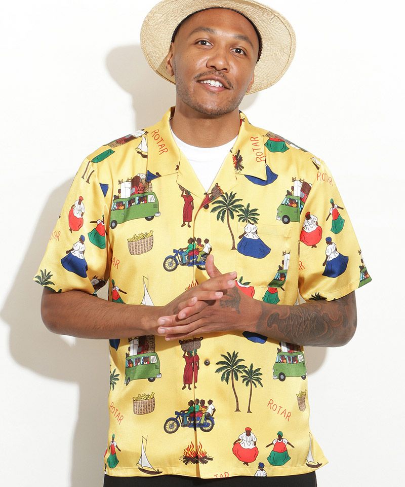 ROTAR(ローター)】Latin America Textile Aloha Shirt アロハシャツ