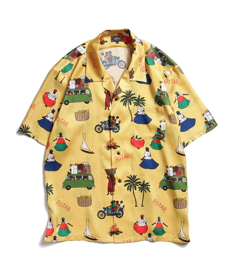50%OFF【ROTAR(ローター)】Latin America Textile Aloha Shirt アロハ