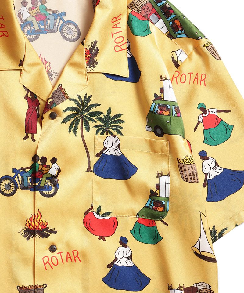 ROTAR(ローター)】Latin America Textile Aloha Shirt アロハシャツ