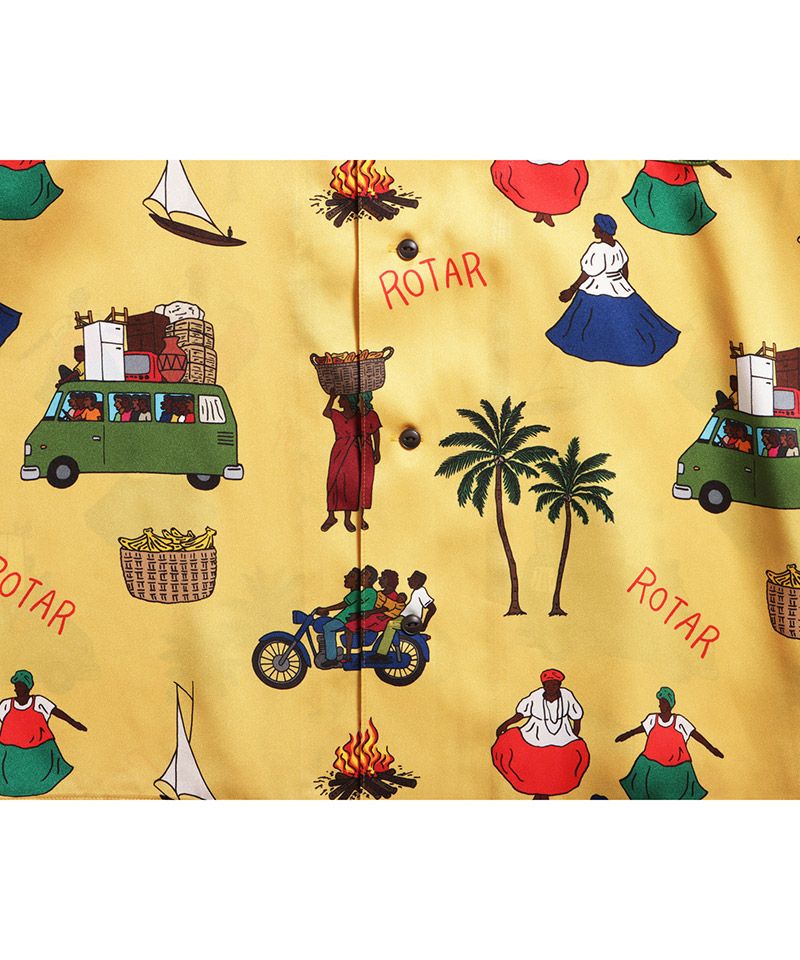ROTAR(ローター)】Latin America Textile Aloha Shirt アロハシャツ