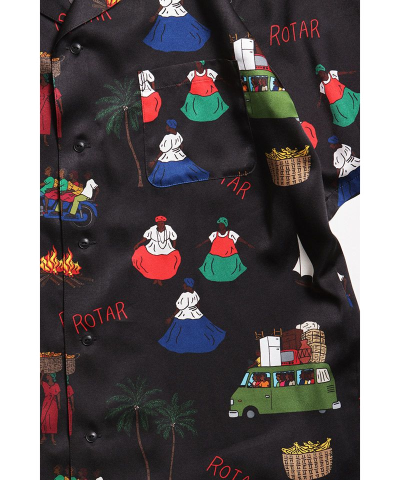 50%OFF【ROTAR(ローター)】Latin America Textile Aloha Shirt アロハ