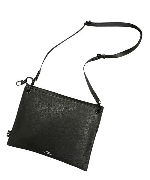 waku(ワク)】『KURO Series』 ミニスクエアボディBAG バッグ(WK-0028 