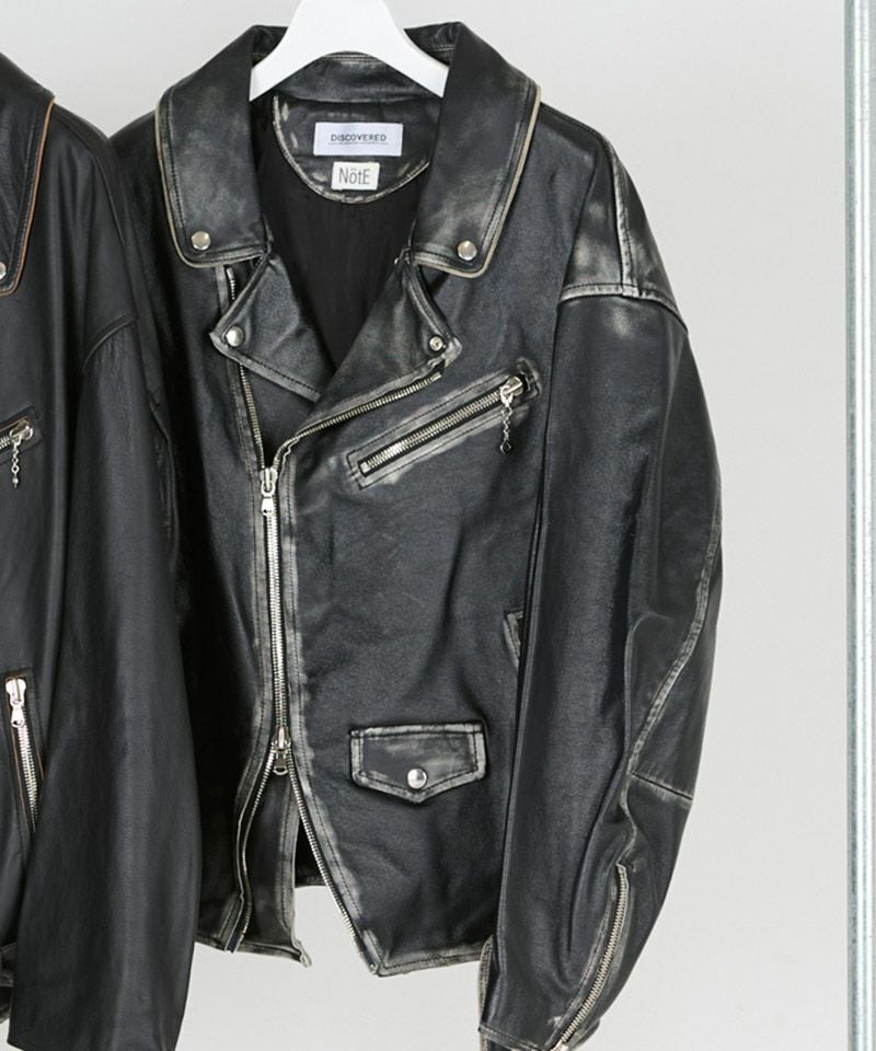 30%OFF【DISCOVERED(ディスカバード)】LEATHER W RIDERS BLOUSON
