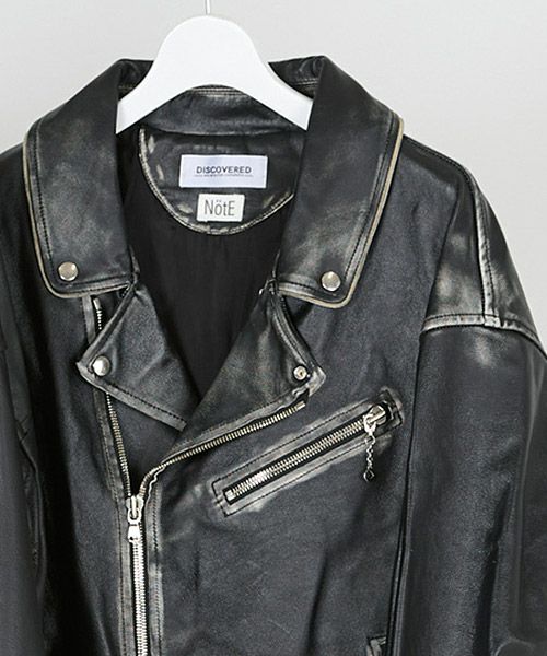30%OFF【DISCOVERED(ディスカバード)】LEATHER W RIDERS BLOUSON
