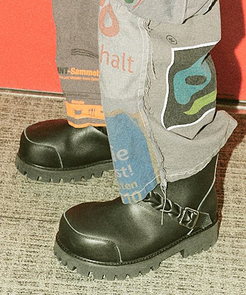 50%OFF【DISCOVERED(ディスカバード)】BRAID STRAP ENGINEER BOOTS