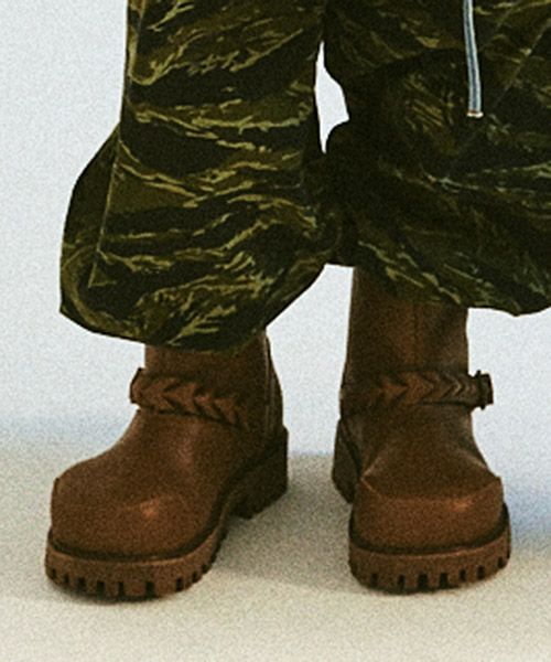 60%OFF【DISCOVERED(ディスカバード)】BRAID STRAP ENGINEER BOOTS