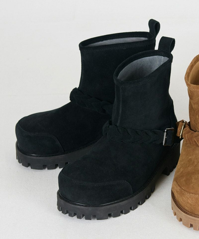 50%OFF【DISCOVERED(ディスカバード)】BRAID STRAP ENGINEER BOOTS