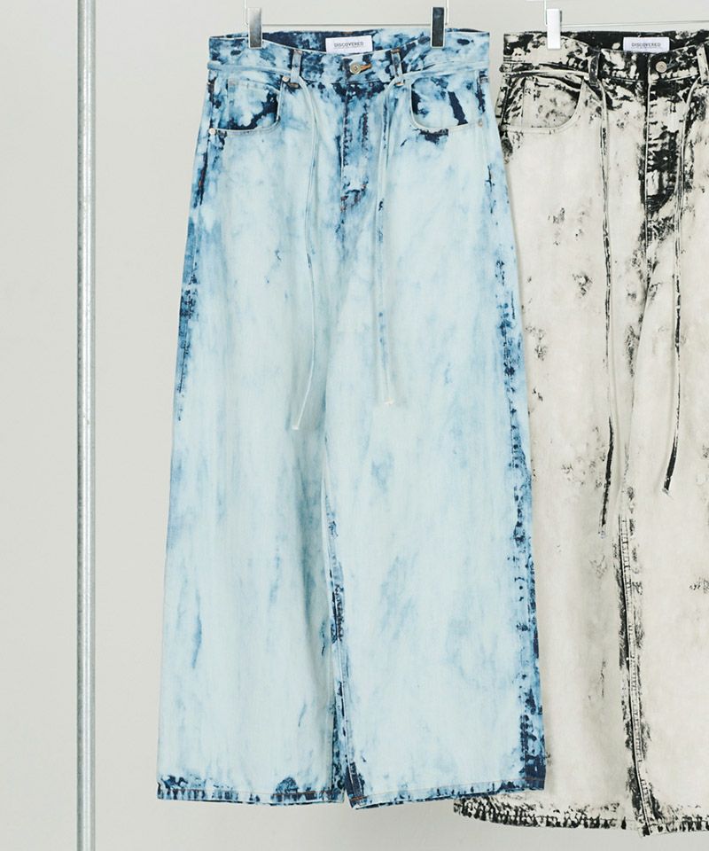 30%OFF【DISCOVERED(ディスカバード)】BLEACH DENIM PANTS デニム