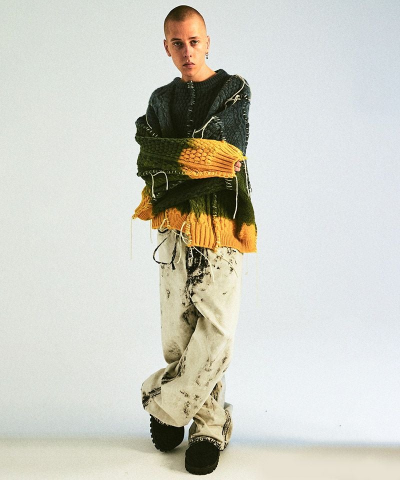 30%OFF【DISCOVERED(ディスカバード)】BLEACH DENIM PANTS デニム 