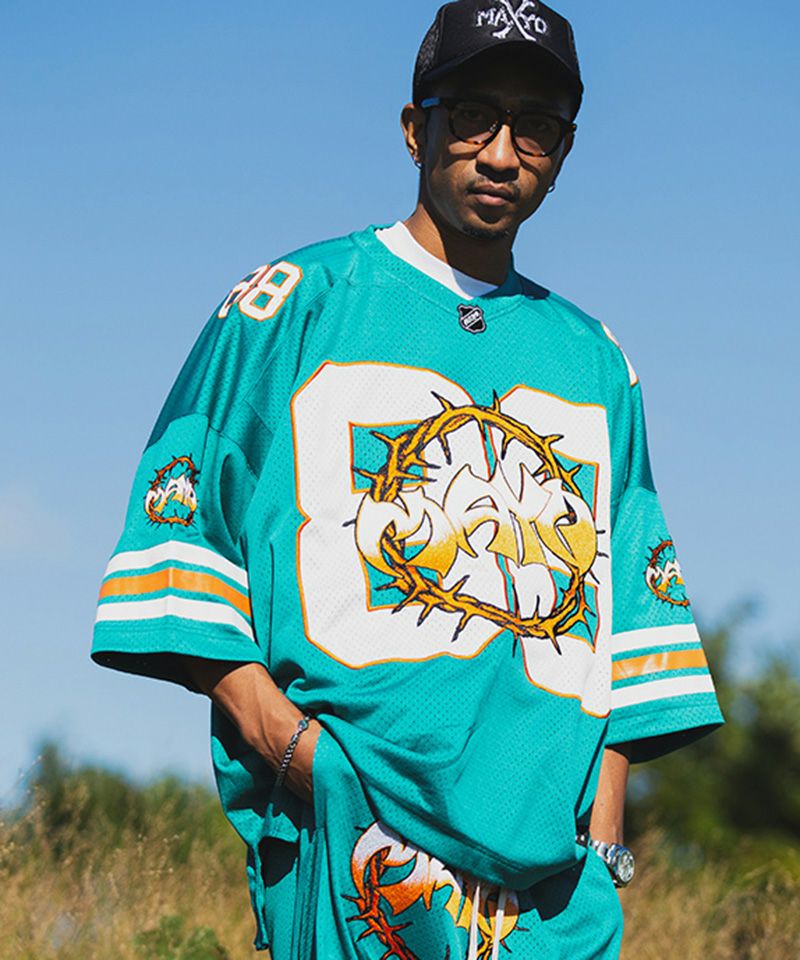 50%OFF【MAYO(メイヨー)】MAYO THORNS EMBROIDERY GAME SHIRT ゲーム 