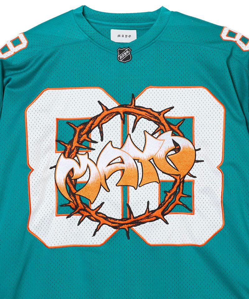 50%OFF【MAYO(メイヨー)】MAYO THORNS EMBROIDERY GAME SHIRT ゲーム