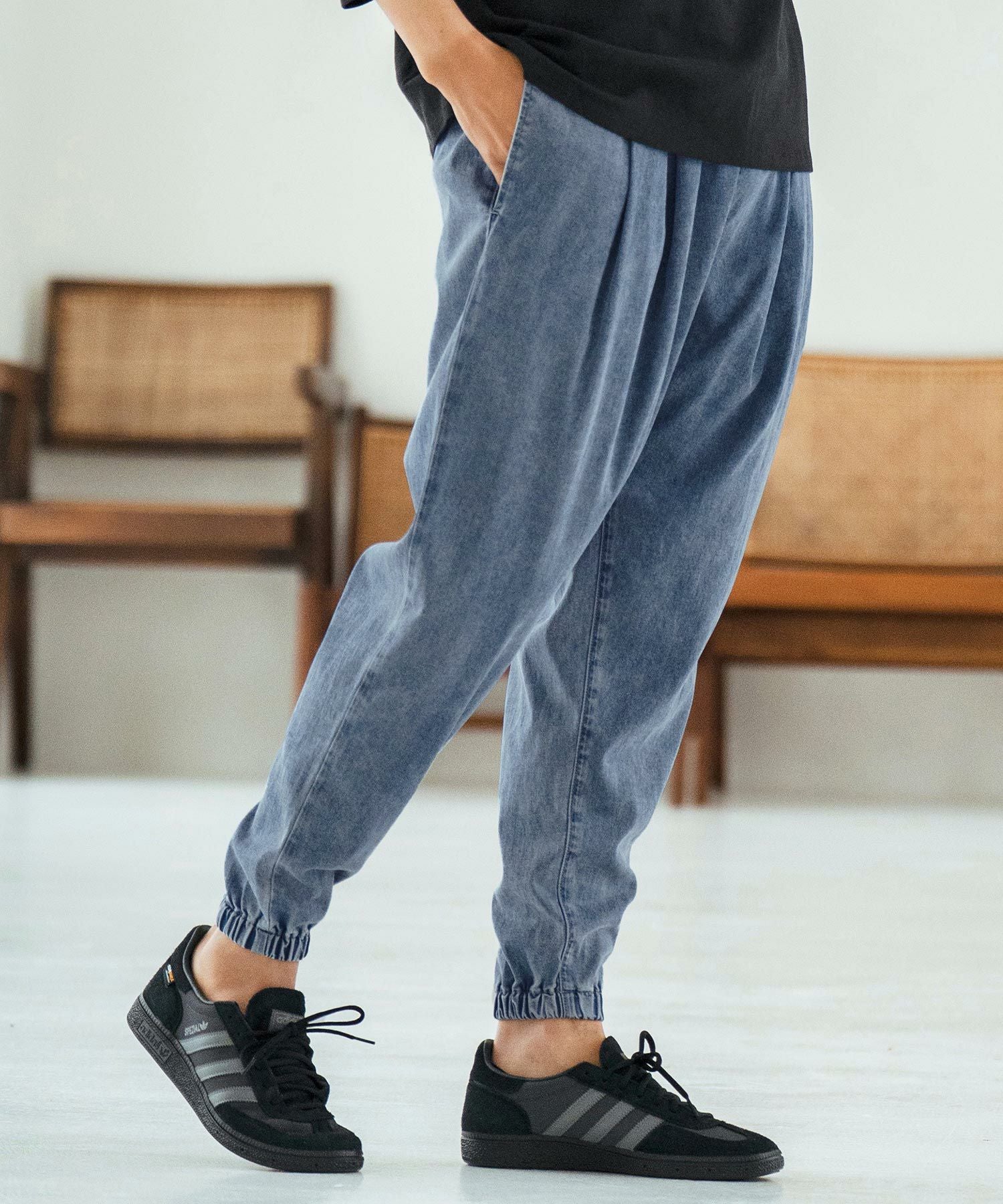 kanaGANNI MAGNY デニム　24 30%OFF【Magine(マージン)】Rayon Denim Fabric Tapered Pants デニム