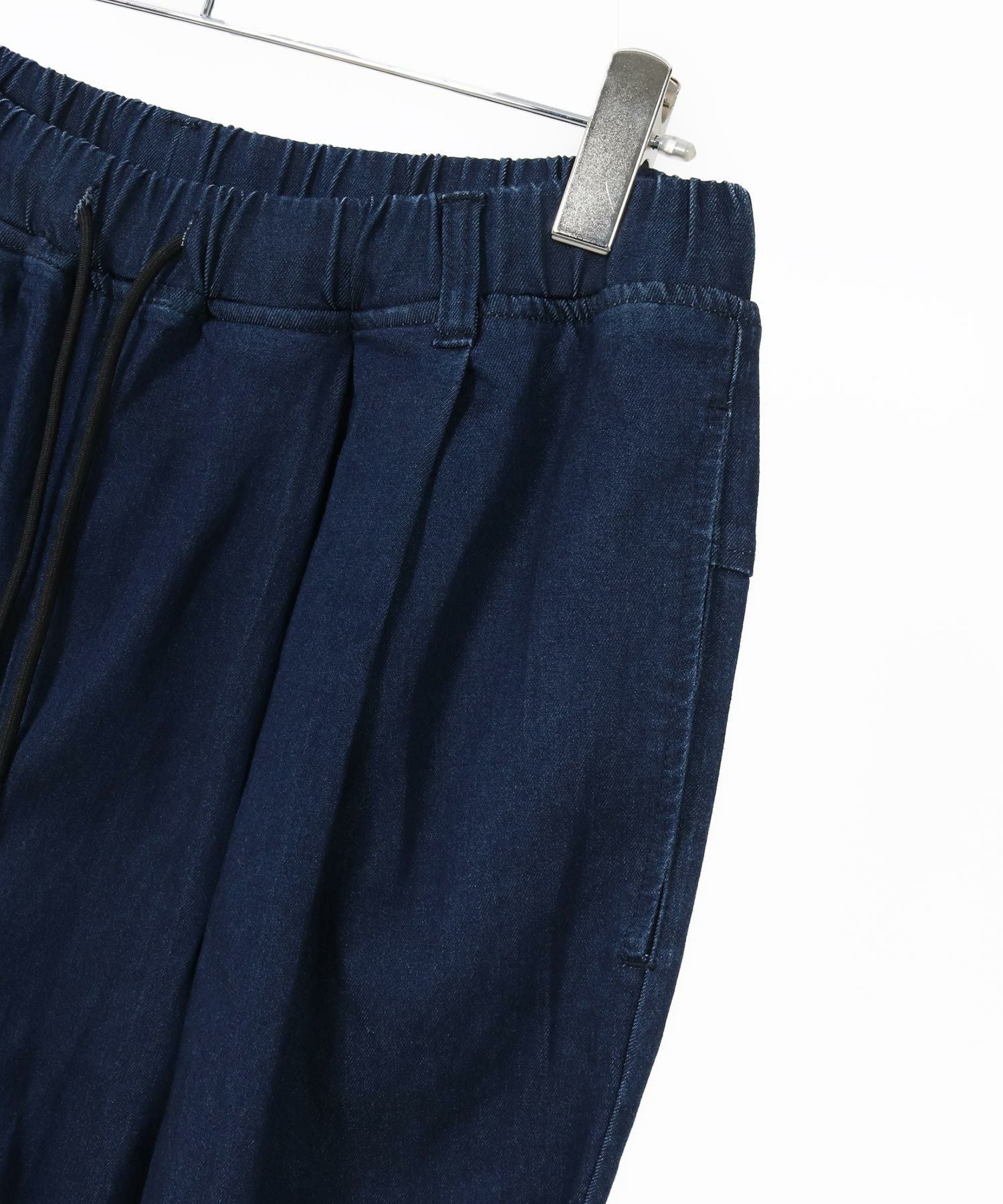 Magine(マージン)】Rayon Denim Fabric Tapered Pants デニムパンツ