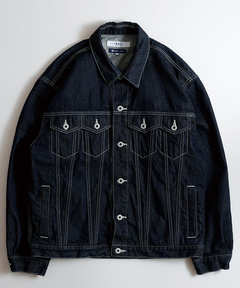 FDMTL(ファンダメンタル)】THIRD THIRD JACKET RINSE デニムジャケット 