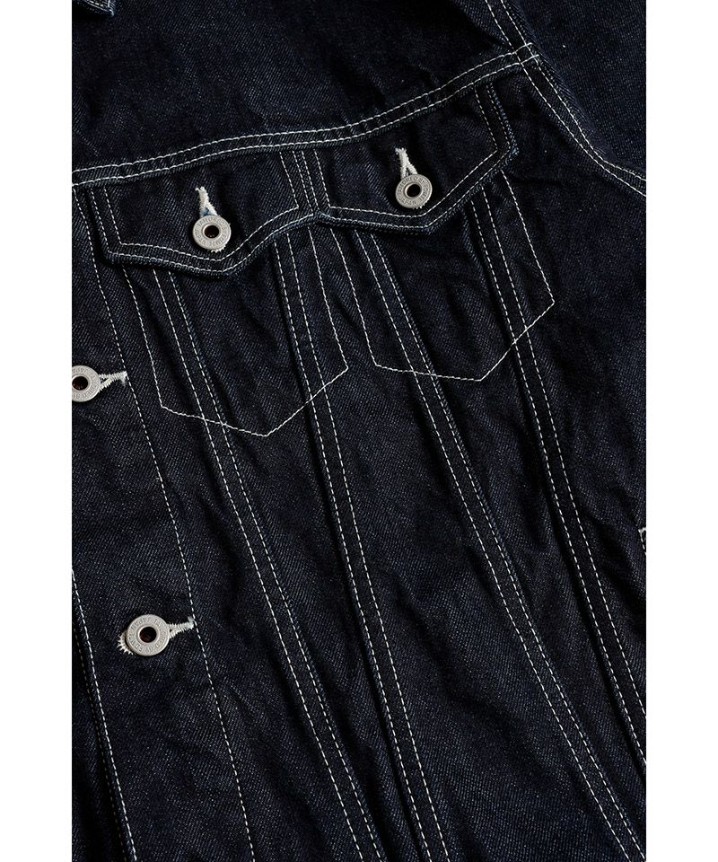 FDMTL(ファンダメンタル)】THIRD THIRD JACKET RINSE デニムジャケット
