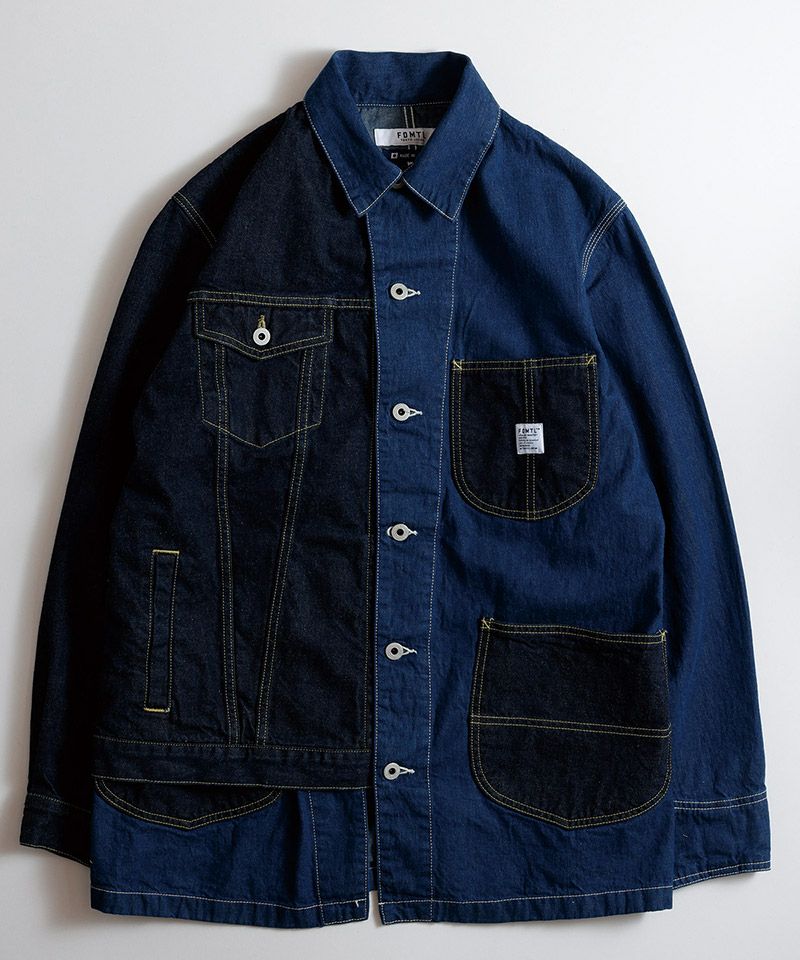 FDMTL(ファンダメンタル)】THIRD JACKET COVERALL RINSE カバーオール