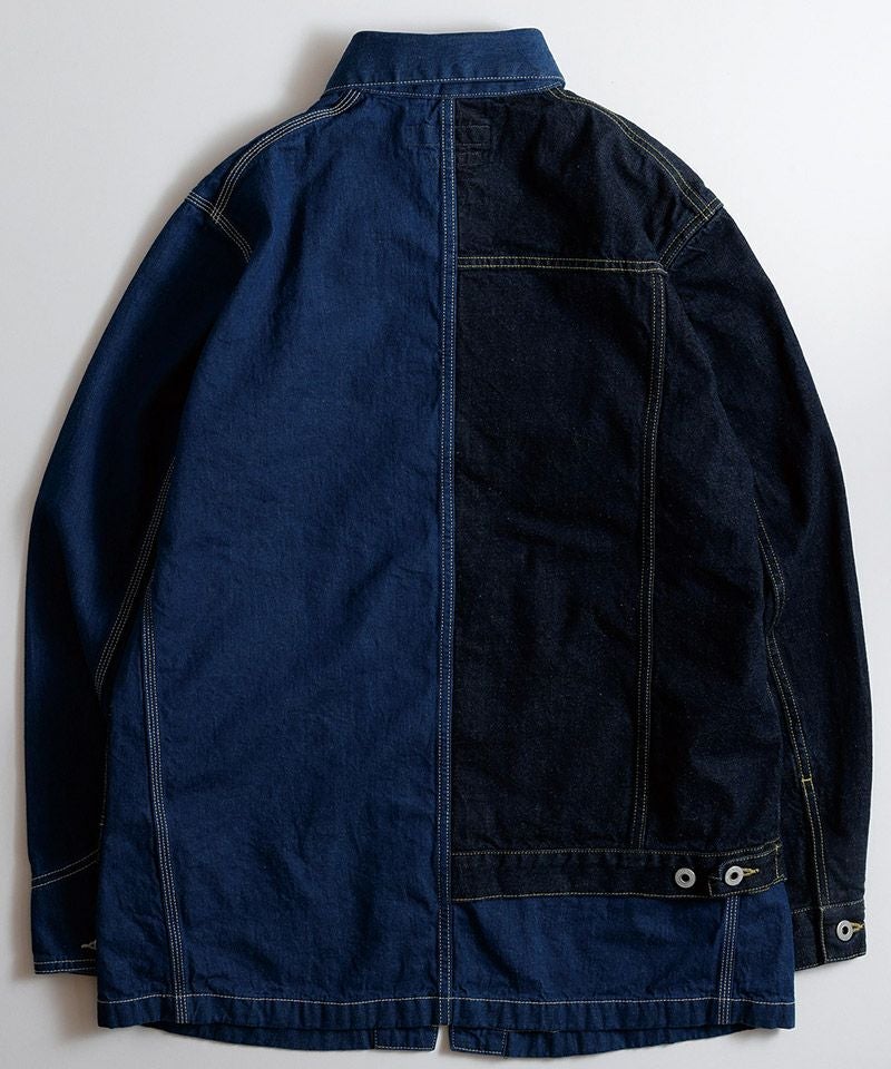 25AW THIRD JACKET COVERALL デニムドッキングジャケット FDMTL(ファンダメンタル)】THIRD JACKET COVERALL RINSE カバーオール