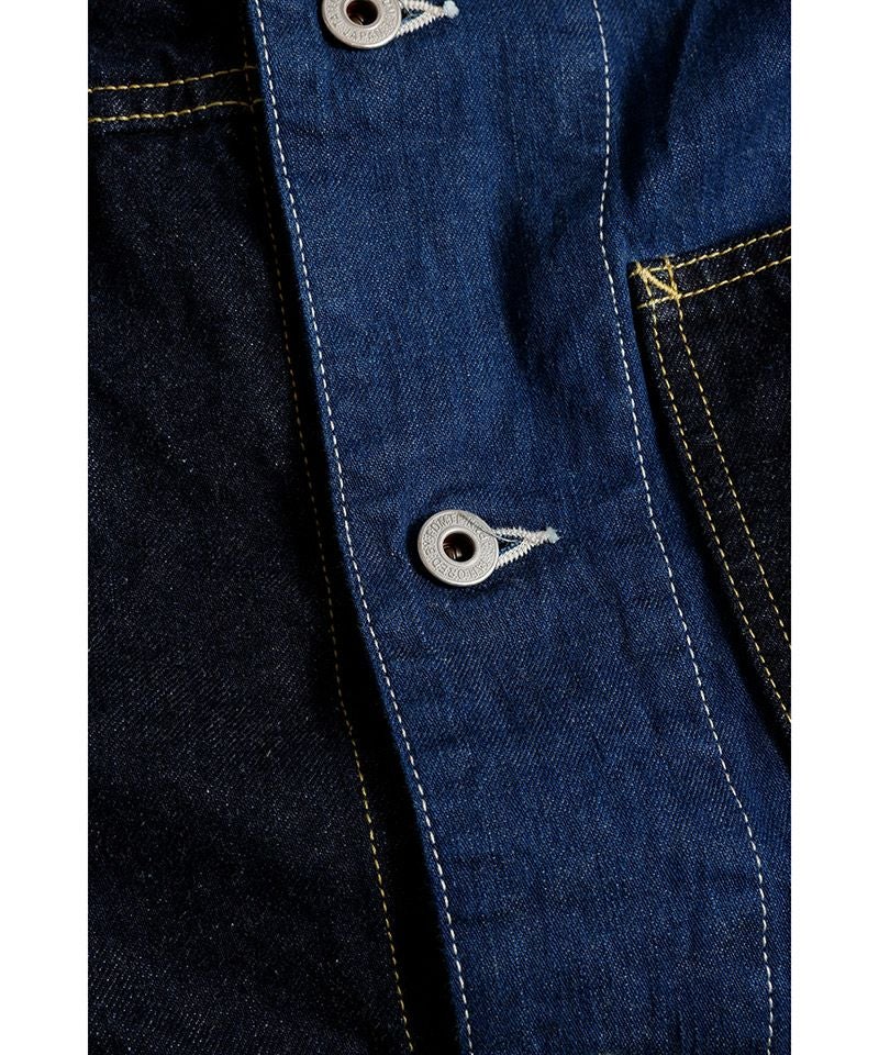 FDMTL(ファンダメンタル)】THIRD JACKET COVERALL RINSE カバーオール