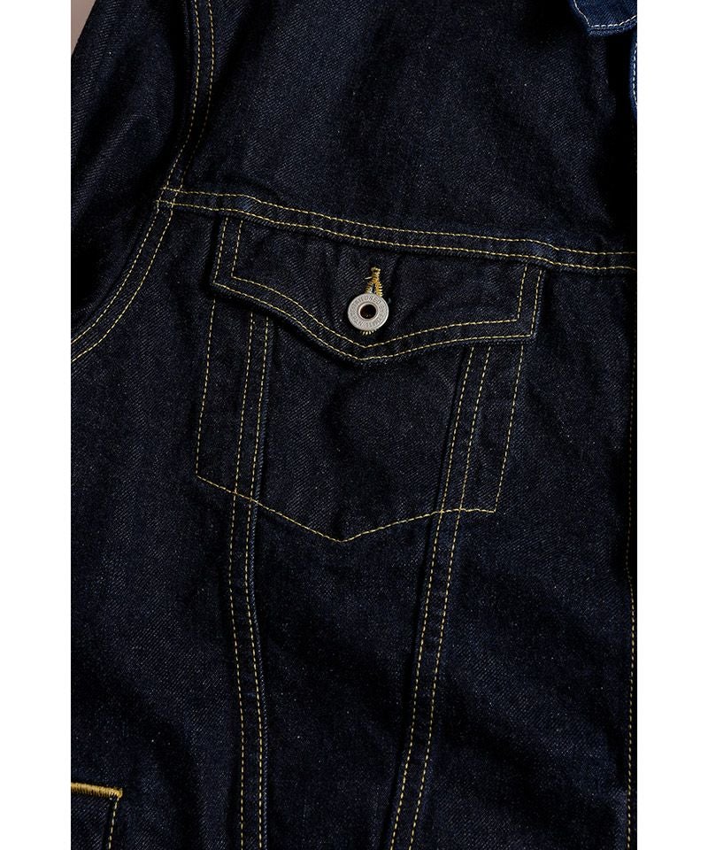 FDMTL(ファンダメンタル)】THIRD JACKET COVERALL RINSE カバーオール