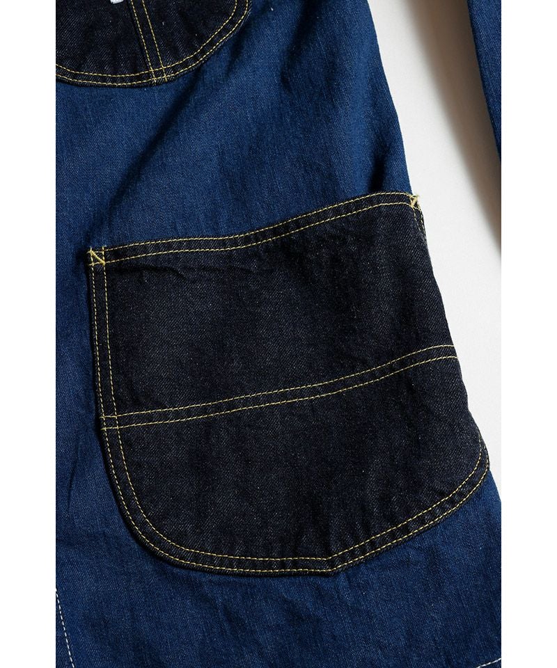 FDMTL(ファンダメンタル)】THIRD JACKET COVERALL RINSE カバーオール