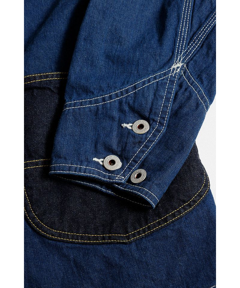 FDMTL(ファンダメンタル)】THIRD JACKET COVERALL RINSE カバーオール