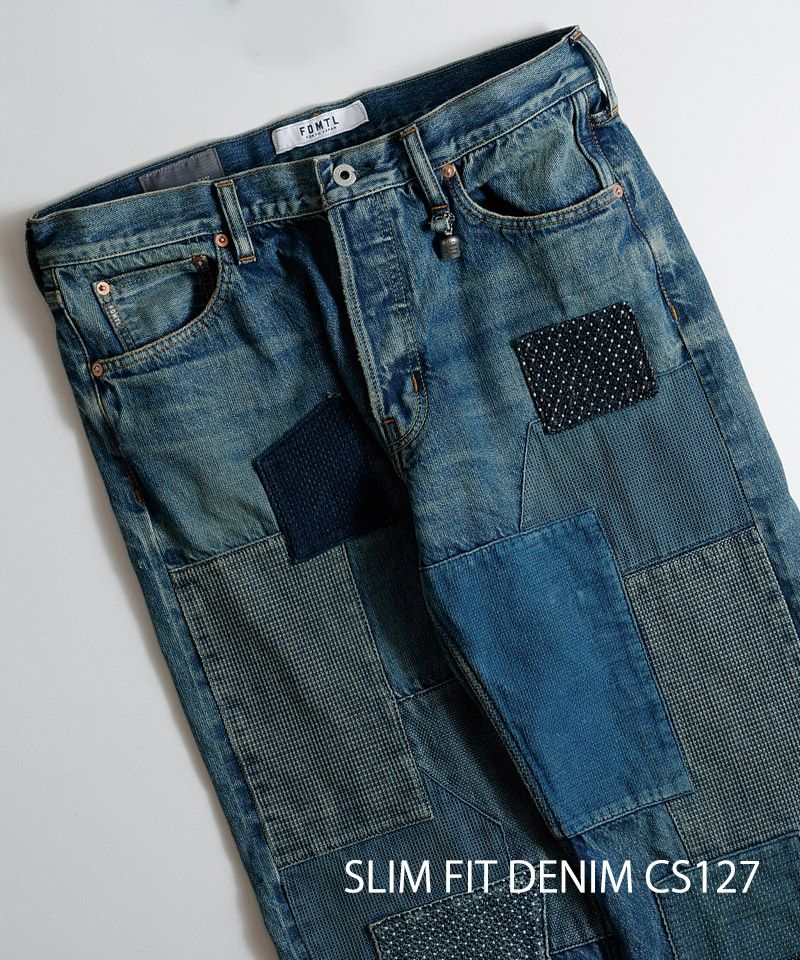 試着のみ FDMTL SLIM FIT DENIM CS132 W36 L30 FDMTL 