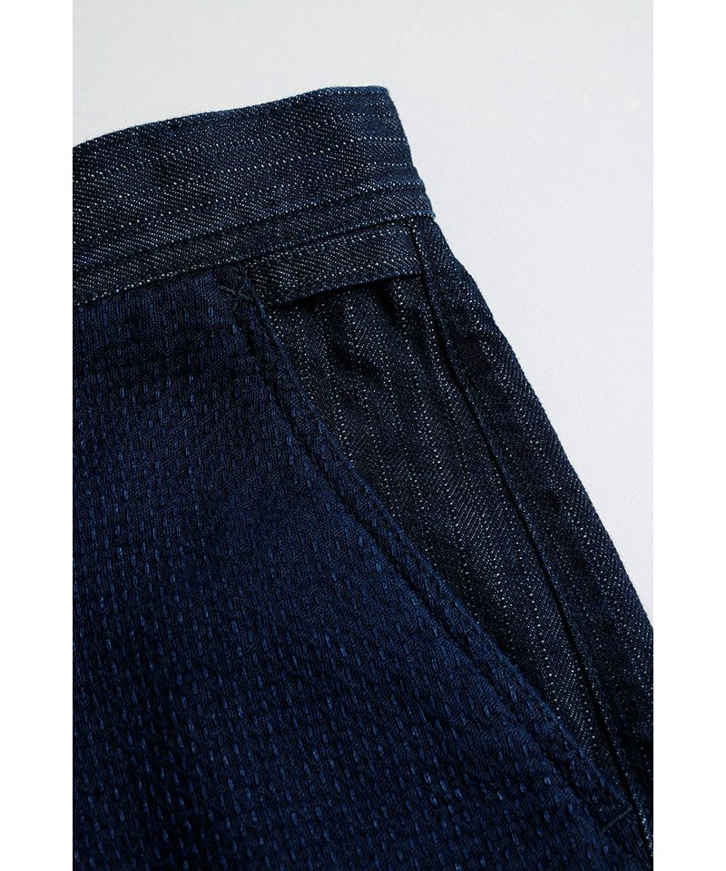 FDMTL(ファンダメンタル)】PATCHWORK PANTS RINSE パッチワークパンツ