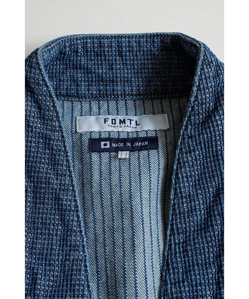 FDMTL(ファンダメンタル)】HAORI ZIP JACKET 3YR WASH 羽織ジップ