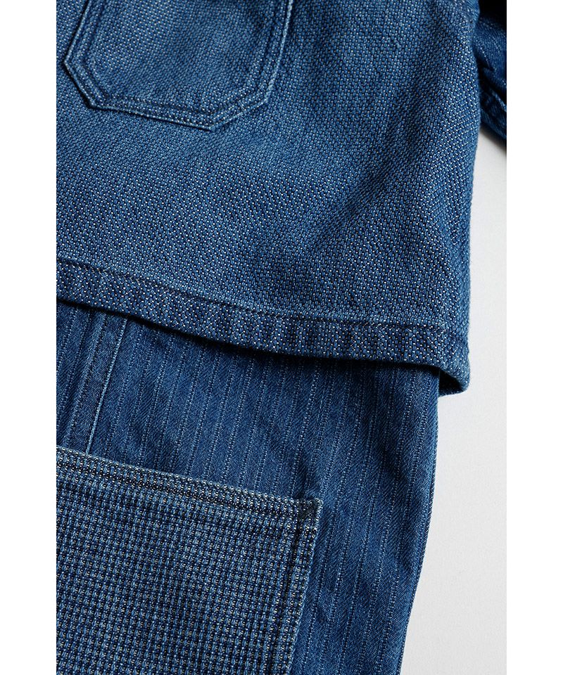 FDMTL(ファンダメンタル)】HAORI ZIP JACKET 3YR WASH 羽織ジップ