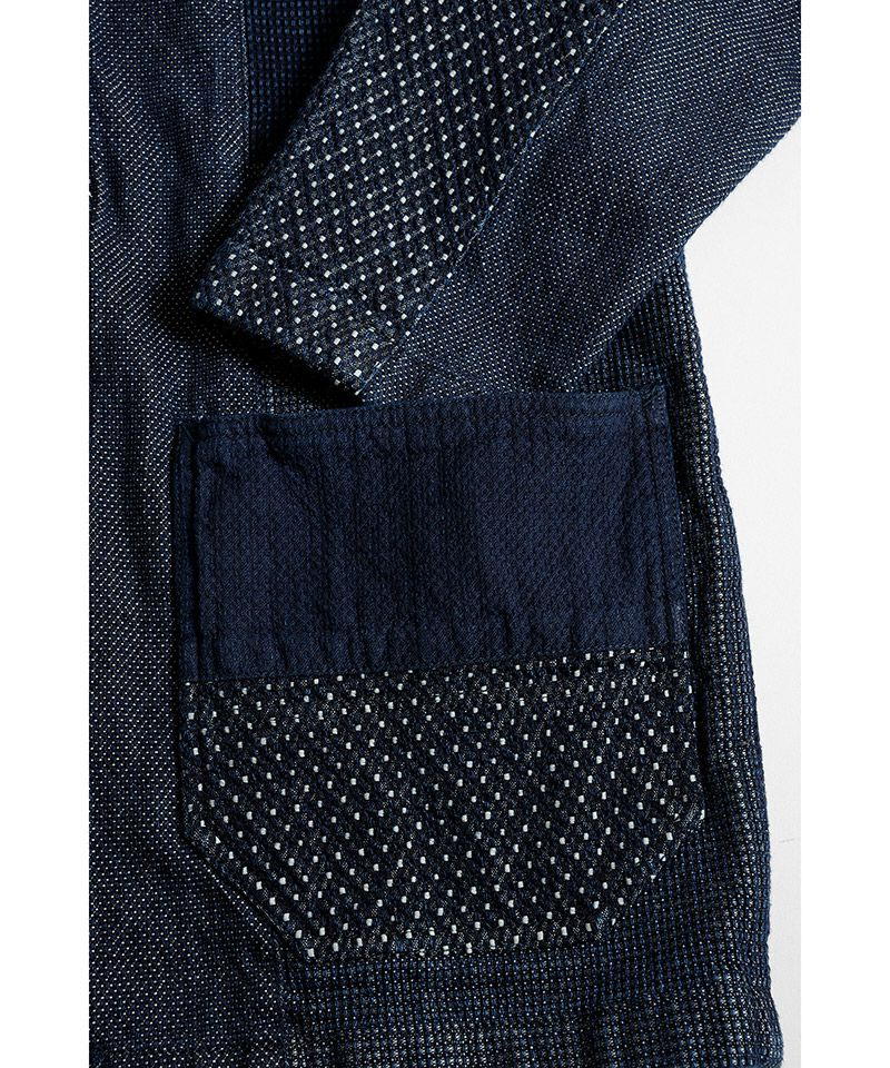 FDMTL(ファンダメンタル)】HAORI JACKET RINSE 羽織ジャケット