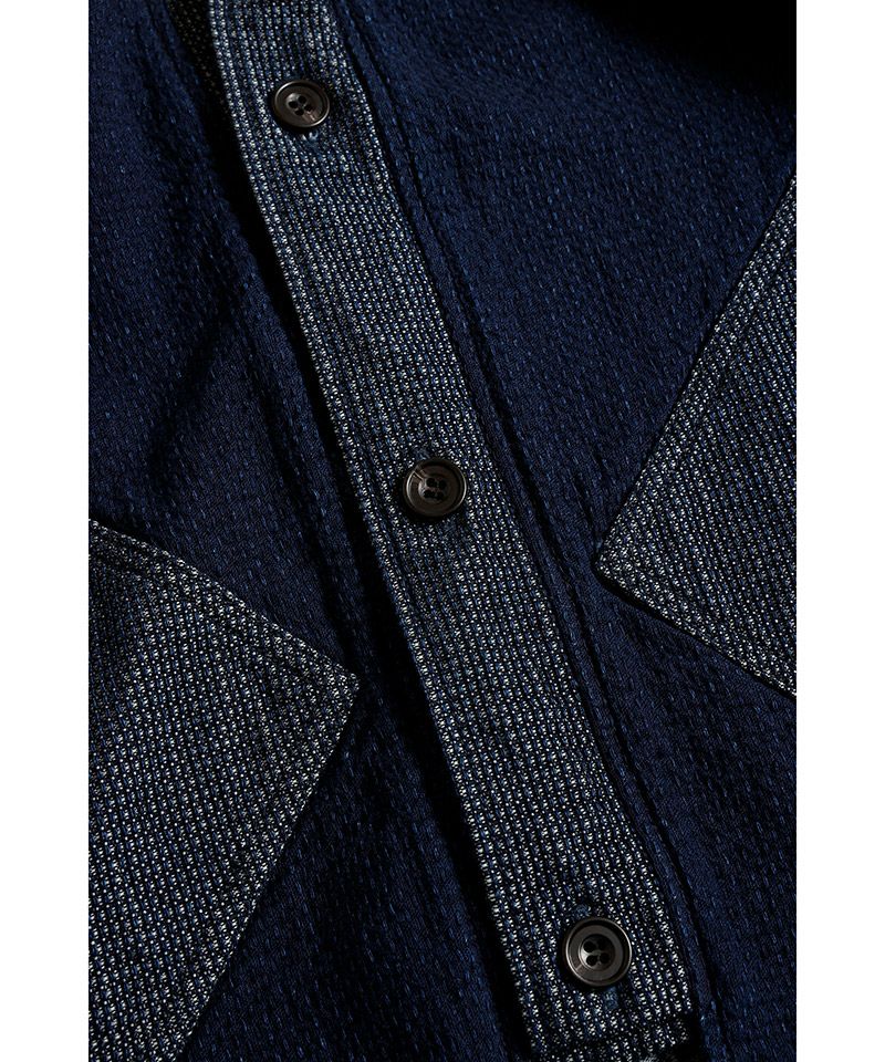 FDMTL(ファンダメンタル)】DIAMOND SHORT CARDIGAN RINSE カーディガン
