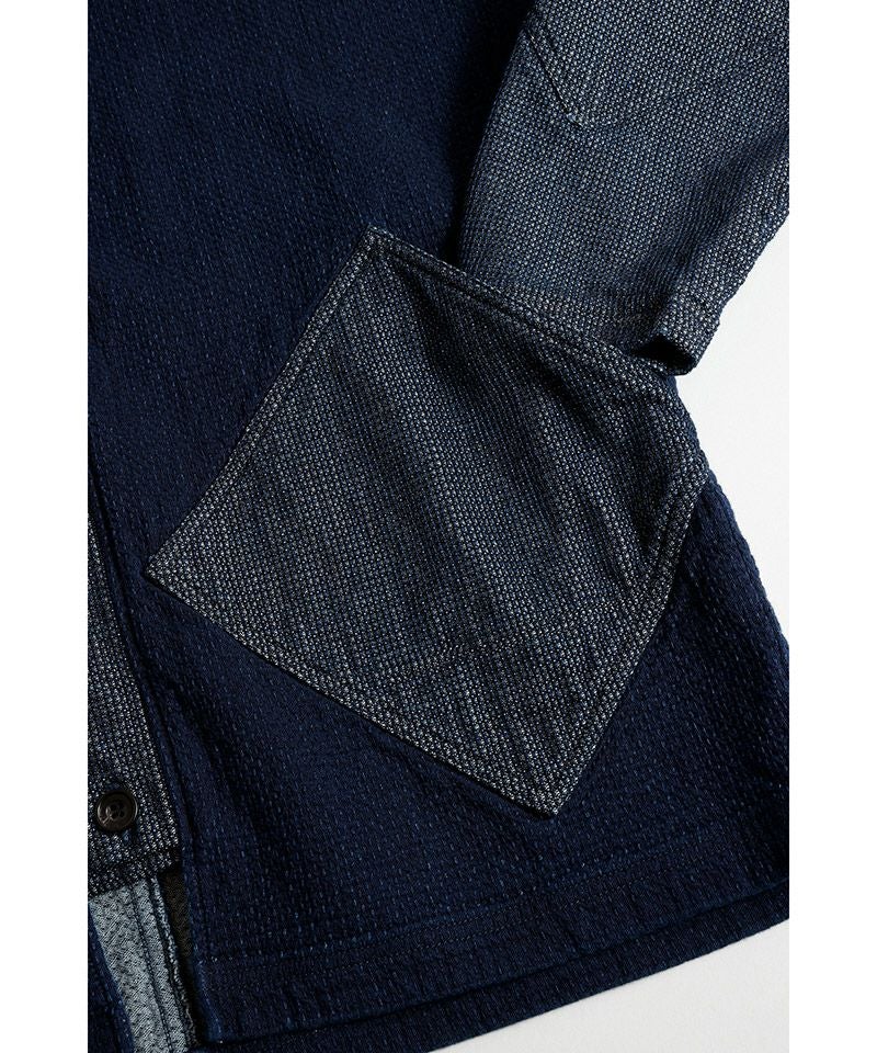 FDMTL(ファンダメンタル)】DIAMOND SHORT CARDIGAN RINSE カーディガン