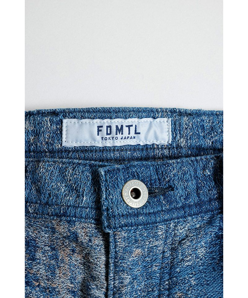 FDMTL(ファンダメンタル)】BORO JAQUARD WIDE PANTS 3YR WASH ワイド