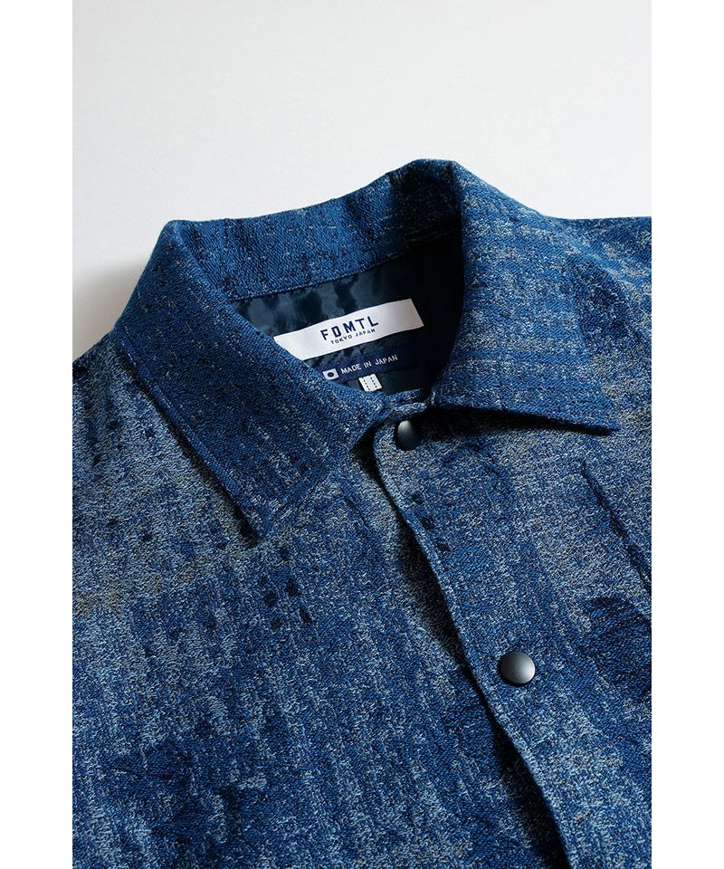 FDMTL(ファンダメンタル)】BORO JAQUARD COACH RINSE コーチジャケット