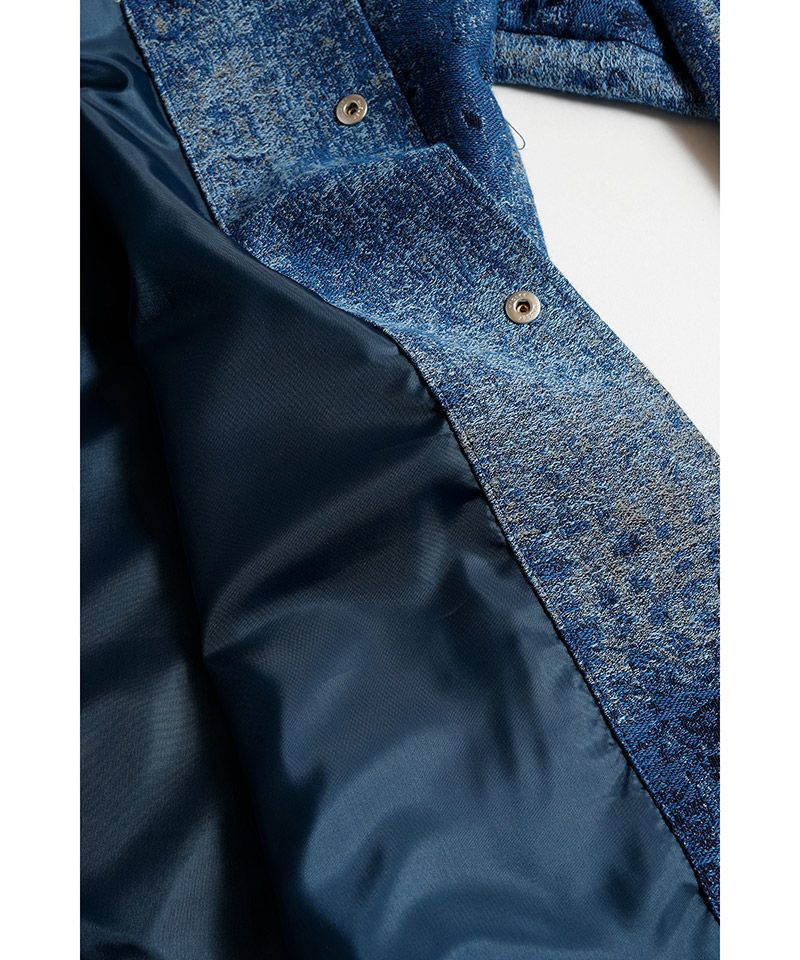 FDMTL(ファンダメンタル)】BORO JAQUARD COACH RINSE コーチジャケット