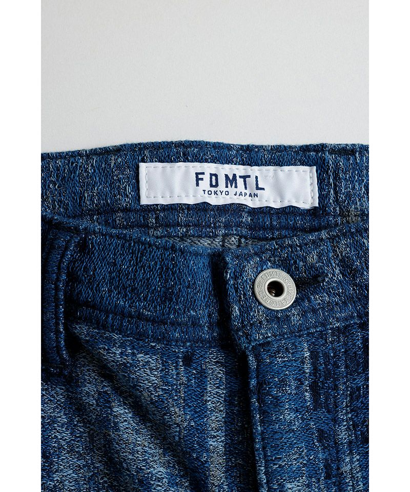 FDMTL(ファンダメンタル)】BORO JAQUARD BONTAN PANTS RINSE ボンタン